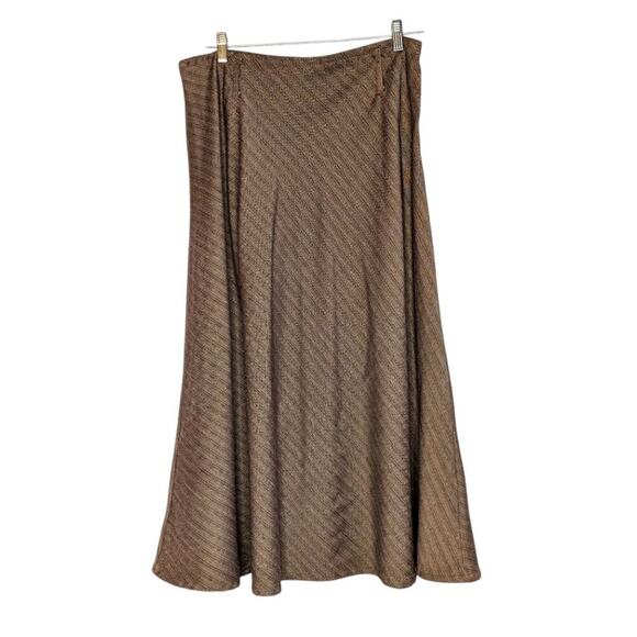 Two Twenty Collection Blair brown maxi skirt, size 18PT - Picture 1 of 7